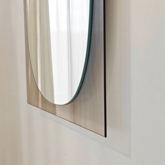 Hanah Home Espejo Ecológico Flotal-E Bronce 39 x 72 cm